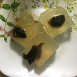 日本蜂蜜の寒天デザート
